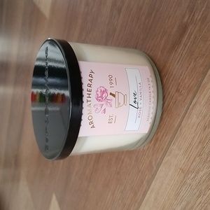Bath & Body Works Aromatherapy 14.5oz Love Candle - Rose & Vanilla